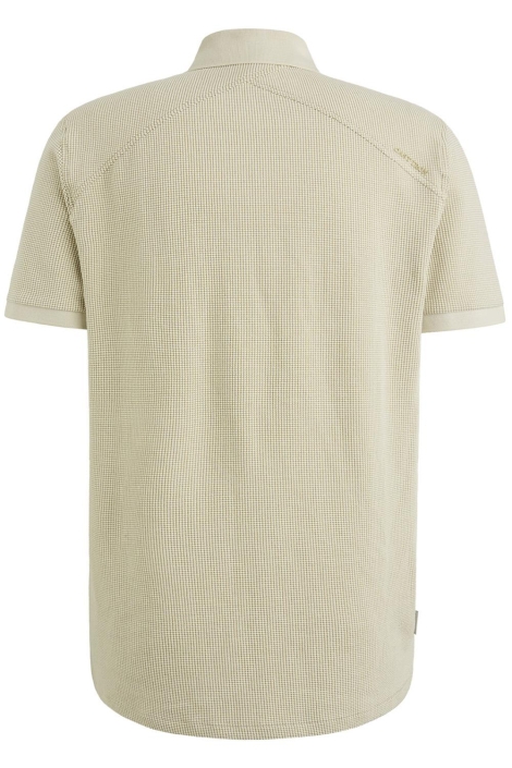 Cast Iron short sleeve r-neck two tone waffl